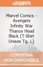 Marvel Comics - Avengers Infinity War Thanos Head Black (T-Shirt Unisex Tg. L) gioco