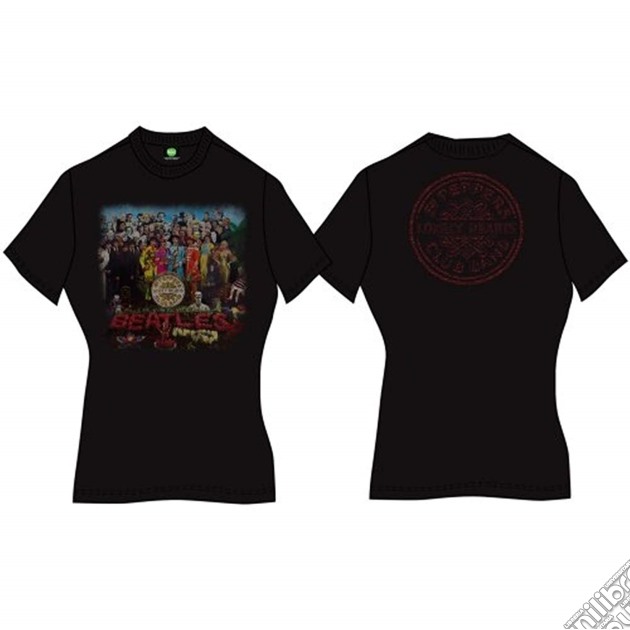 Beatles (The) - Sgt Pepper Black (T-Shirt Donna Tg. 2XL) gioco
