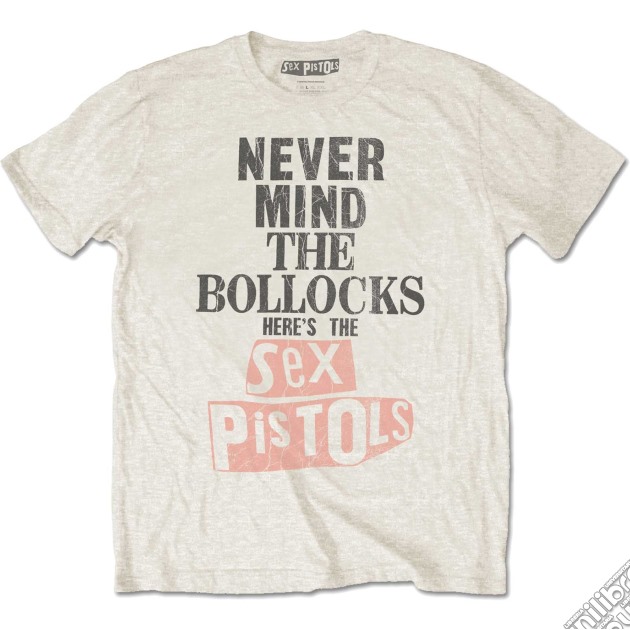 Sex Pistols - Bollocks Distressed (T-Shirt Unisex Tg. M) gioco