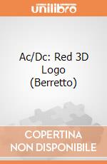 Ac/Dc: Red 3D Logo (Berretto) gioco