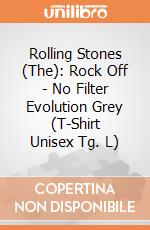 Rolling Stones - No Filter Evolution Grey (T-Shirt Unisex Tg. L) gioco