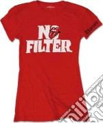 Rolling Stones (The): Rock Off - No Filter Header Logo Red (T-Shirt Donna Tg. M) giochi