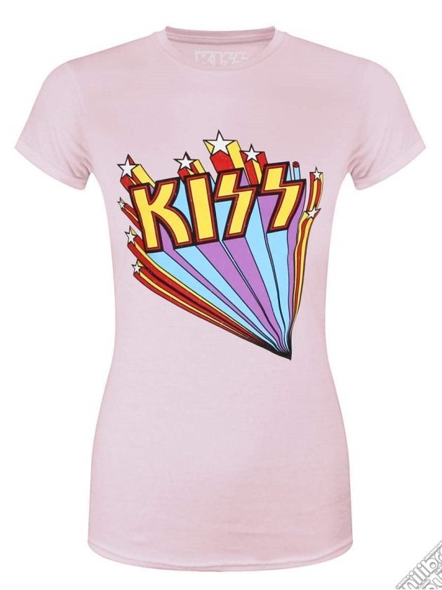 Kiss - Stars Pink (T-Shirt Donna Tg. 2L) gioco