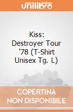 Kiss: Destroyer Tour '78 (T-Shirt Unisex Tg. L) gioco