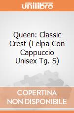 Queen: Classic Crest (Felpa Con Cappuccio Unisex Tg. S) gioco