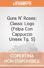Guns N' Roses: Classic Logo (Felpa Con Cappuccio Unisex Tg. S) gioco