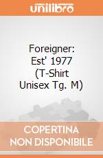 Foreigner: Est' 1977 (T-Shirt Unisex Tg. M) gioco