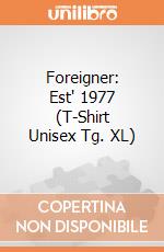 Foreigner: Est' 1977 (T-Shirt Unisex Tg. XL) gioco
