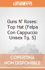 Guns N' Roses: Top Hat (Felpa Con Cappuccio Unisex Tg. S) gioco