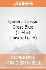 Queen: Classic Crest Blue (T-Shirt Unisex Tg. S) gioco