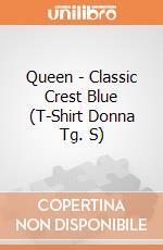 Queen - Classic Crest Blue (T-Shirt Donna Tg. S) gioco