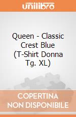 Queen - Classic Crest Blue (T-Shirt Donna Tg. XL) gioco