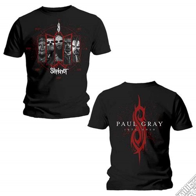 Slipknot: Paul Gray With Back Printing (T-Shirt Unisex Tg. 2XL) gioco