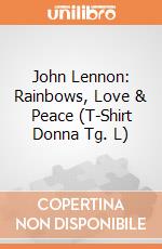 John Lennon: Rainbows, Love & Peace (T-Shirt Donna Tg. L) gioco