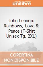John Lennon: Rainbows, Love & Peace (T-Shirt Unisex Tg. 2XL) gioco