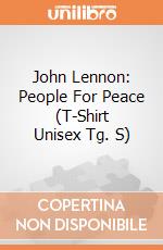 John Lennon: People For Peace (T-Shirt Unisex Tg. S) gioco di Rock Off