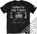 John Lennon: Rock Off - Listen Lady (T-Shirt Unisex Tg. S) giochi