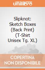 Slipknot: Sketch Boxes (Back Print) (T-Shirt Unisex Tg. XL) gioco