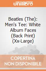 Beatles (The): Men's Tee: White Album Faces (Back Print) (Xx-Large) gioco