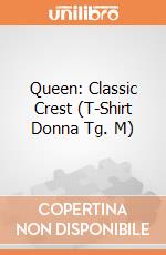 Queen: Classic Crest (T-Shirt Donna Tg. M) gioco