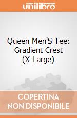 Queen Men'S Tee: Gradient Crest (X-Large) gioco
