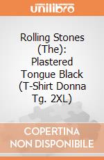 Rolling Stones (The): Plastered Tongue Black (T-Shirt Donna Tg. 2XL) gioco
