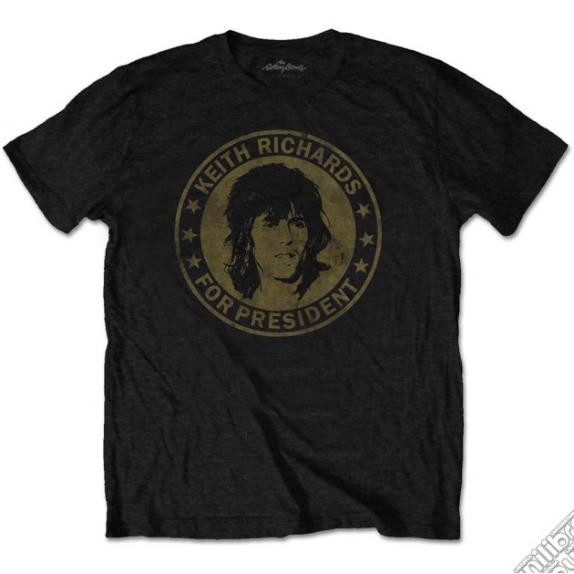 Rolling Stones (The): Keith For President (Retail Pack) (T-Shirt Unisex Tg. M) gioco