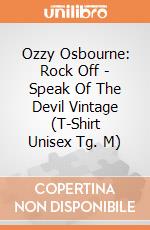 Ozzy Osbourne: Rock Off - Speak Of The Devil Vintage (T-Shirt Unisex Tg. M) giochi