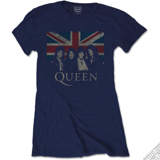 Queen: Vintage Union Jack (T-Shirt Donna Tg. S) gioco di Terminal Video