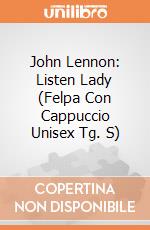 John Lennon: Listen Lady (Felpa Con Cappuccio Unisex Tg. S) gioco di Terminal Video