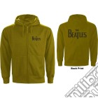 Beatles (The): Drop T Logo Zipped Green (Back Print) (Felpa Con Cappuccio Unisex Tg. 2XL) gioco di Terminal Video