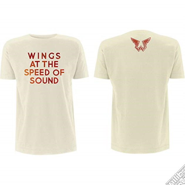 Paul Mccartney: Wings At The Speed Of Sound (Back Print) (T-Shirt Unisex Tg. S) gioco di Terminal Video