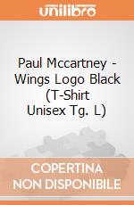 Paul Mccartney - Wings Logo Black (T-Shirt Unisex Tg. L) gioco di Terminal Video