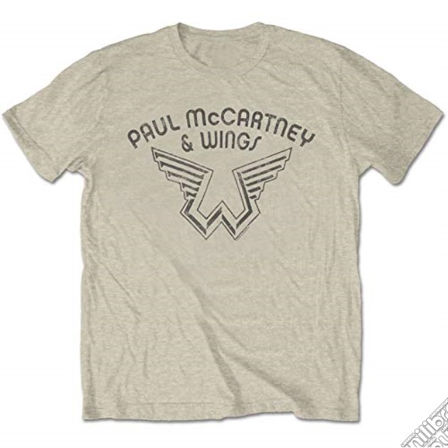 Paul Mccartney: Wings Logo Neutral (T-Shirt Unisex Tg. XL) gioco di Terminal Video