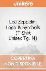 Led Zeppelin: Logo & Symbols (T-Shirt Unisex Tg. M) gioco