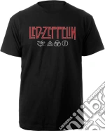 Led Zeppelin: Rock Off - Logo & Symbols (T-Shirt Unisex Tg. M) giochi