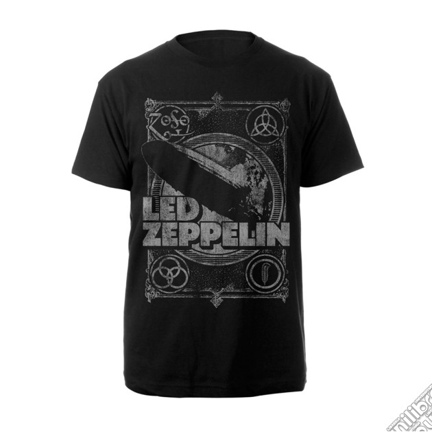 Led Zeppelin: Vintage Print Lz1 (T-Shirt Unisex Tg. M) gioco