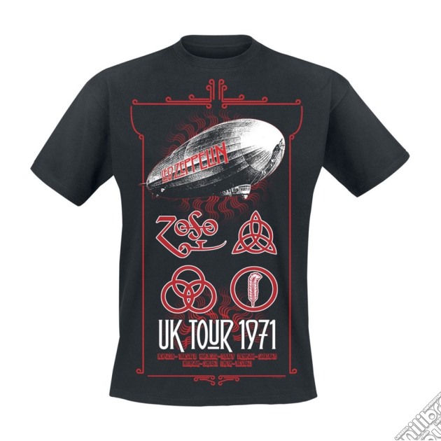 Led Zeppelin: Uk Tour 1971 (T-Shirt Unisex Tg. M) gioco