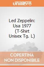 Led Zeppelin: Usa 1977 (T-Shirt Unisex Tg. L) gioco