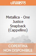Metallica - One Justice Snapback (Cappellino) gioco di Terminal Video
