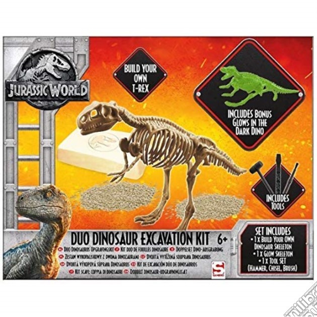 Jurassic World - Duo Dinosaur Excavation Kit gioco