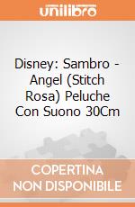 Disney: Sambro - Angel (Stitch Rosa) Peluche Con Suono 30Cm gioco