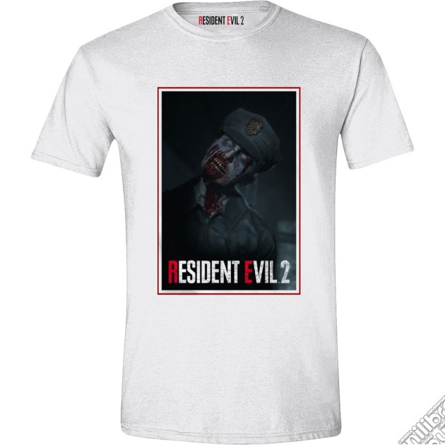 Resident Evil 2 Remake - Zombie Cop White (T-Shirt Unisex Tg. XL) gioco