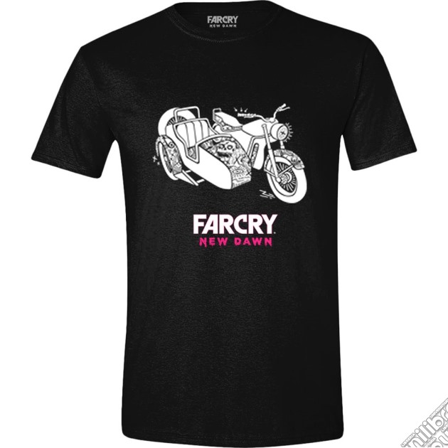 Far Cry New Dawn - Side Car Black (T-Shirt Unisex Tg. S) gioco di Terminal Video