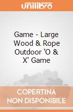 Game - Large Wood & Rope Outdoor 'O & X' Game gioco