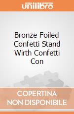 Bronze Foiled Confetti Stand Wirth Confetti Con gioco