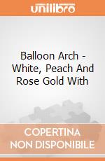 Balloon Arch - White, Peach And Rose Gold With gioco