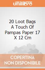 20 Loot Bags A Touch Of Pampas Paper 17 X 12 Cm gioco
