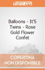 Balloons - It'S Twins - Rose Gold Flower Confet gioco