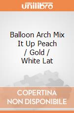 Balloon Arch Mix It Up Peach / Gold / White Lat gioco